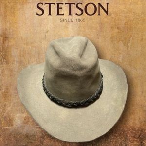 Vintage Stetson Speckled Tweed Braided 